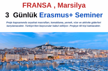 Fransa Marsilya 3 Günlük Erasmus+ Seminer Fransa Marsilya 3 Günlük Erasmus+ Seminer