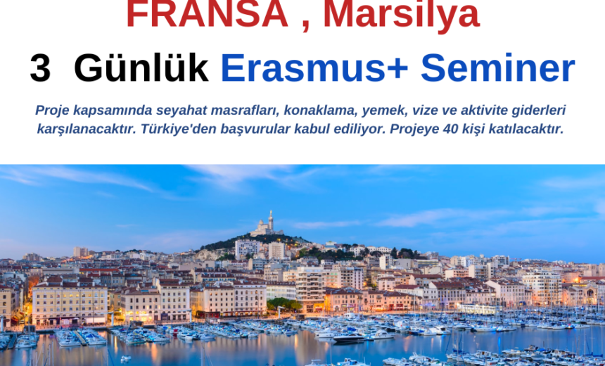 Fransa Marsilya 3 Günlük Erasmus+ Seminer img