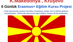 Kuzey Makedonya , Kruşevo 6 Günlük Erasmus+ Eğitim Kursu Kuzey Makedonya , Kruşevo 6 Günlük Erasmus+ Eğitim Kursu