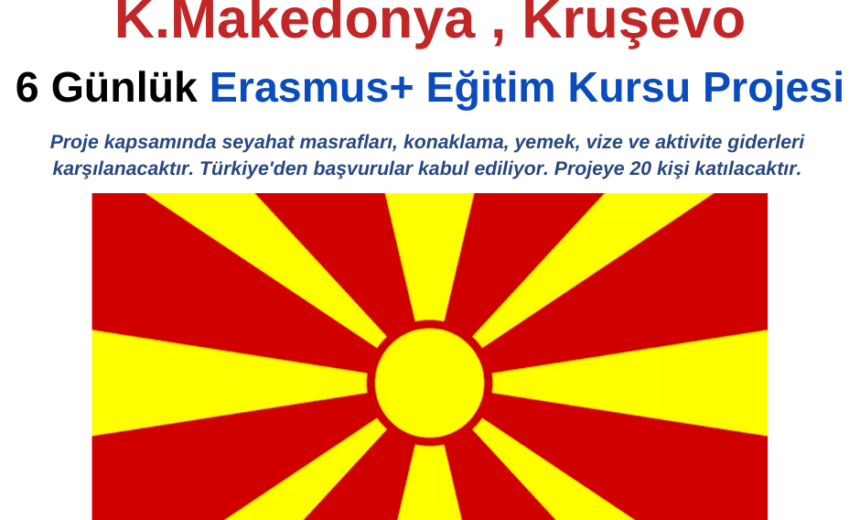 Kuzey Makedonya , Kruşevo 6 Günlük Erasmus+ Eğitim Kursu img