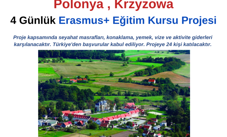 Polonya , Krzyzowa 4 Günlük Erasmus+ Eğitim Kursu Projesi img