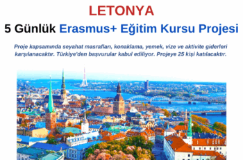 Letonya 5 Günlük Erasmus+ Eğitim Kursu