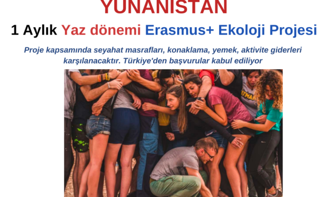 Yunanistan 1 Aylık Yaz Dönemi Ekolojik Erasmus+ Projesi img