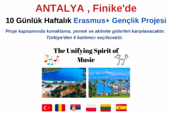 Antalya , Finike’de 10 Günlük Erasmus+ Gençlik Değişimi