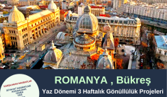 Romanya , Bükreş 3 Haftalık Erasmus+ Projesi