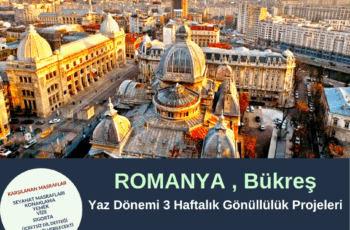 Romanya , Bükreş 3 Haftalık Erasmus+ Projesi