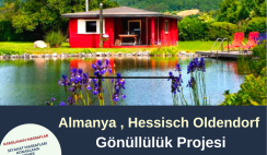 Almanya , Hessisch Oldendorf Gönüllülük Projesi