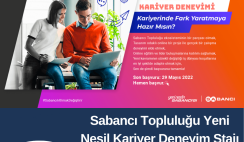 Sabancı Topluluğu Yeni Nesil Kariyer Deneyimi – Maaşlı