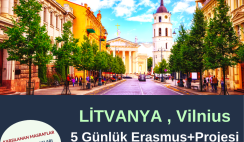 Litvanya , Vilnius 5 Günlük Erasmus Program