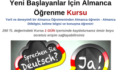 Alman Dili A1: Yeni Başlayanlar İçin Almanca Öğrenme Kursu
