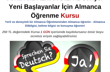 Alman Dili A1: Yeni Başlayanlar İçin Almanca Öğrenme Kursu