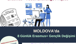 Moldova 8 Günlük Erasmus+ Gençlik Değişimi