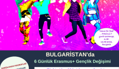 Bulgaristan , Ruse 6 Günlük Erasmus+ Gençlik Değişimi