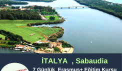 İtalya , Sabaudia 7 Günlük Erasmus+ Eğitim Kursu