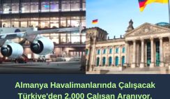 Almanya Havalimanı İşçi Alımı Hakkında Detaylar