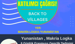 Yunanistan , Makria Logka 6 Günlük Gençlik Değişimi