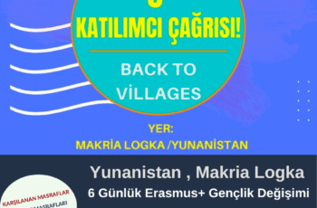 Yunanistan , Makria Logka 6 Günlük Gençlik Değişimi