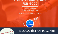 Bulgaristan 14 Günlük Erasmus+ Projesi