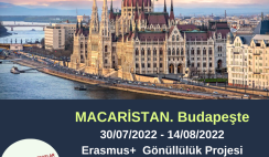 Macaristan , Budapeşte 2 Haftalık Erasmus+ Projesi