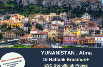 Yunanistan , Atina 16 Haftalık Gönüllülük Projesi