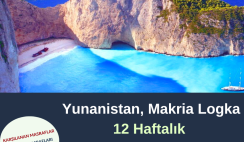 Yunanistan , Makria Logka 12 Haftalık Gönüllülük Projesi