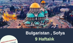 Bulgaristan , Sofya 9 Haftalık Gönüllülük Projesi