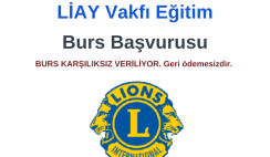 LİAY Vakfı Eğitim Bursu Başvurusu