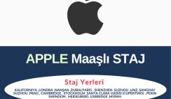 Apple Maaşlı Staj