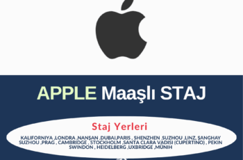 Apple Maaşlı Staj