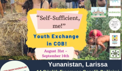 Yunanistan, Larissa 13 Günlük Gençlik Değişimi