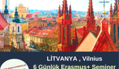Litvanya , Vilnius 6 Günlük Erasmus+ Seminer