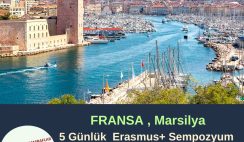 Fransa , Marsilya 5 Günlük Erasmus+ Sempozyum
