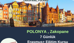 Polonya , Zakopane 7 Günlük Erasmus+ Eğitim Kursu