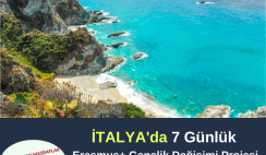 İtalya Ekim’de 7 Günlük Gençlik Değişimi