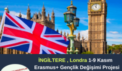 İngiltere Londra Gençlik Değişimi 1-9 Kasım