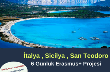 İtalya , Sicilya , San Teodoro 6 Günlük Erasmus+ Projesi