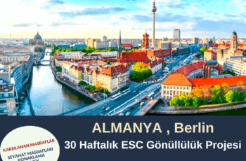 Almanya , Berlin 30 Hafta Gönüllülük Projesi