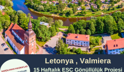 Letonya , Valmiera Gönüllülük Projesi