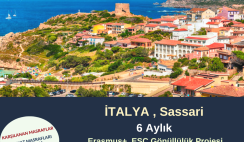 İtalya , Sassari 6 Ay Gönüllülük Projesi