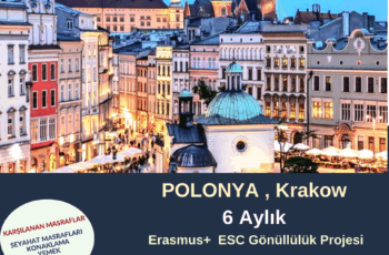 Polonya , Krakow 6 Aylık Gönüllülük Projesi