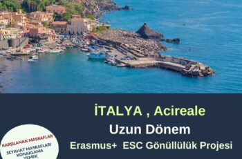 İtalya , Acireale Uzun Dönem Gönüllülük Projesi