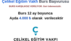 Çelikel Eğitim Vakfı Bursu Çelikel Eğitim Vakfı Bursu