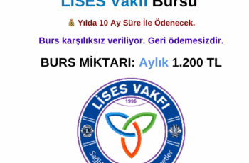 LİSES Vakfı Bursu Başvurusu LİSES Vakfı Bursu Başvurusu