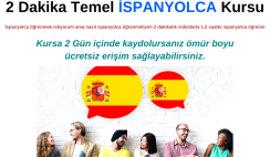 Yeni Başlayanlar için 2 Dakika Temel İspanyolca – Ücretsiz