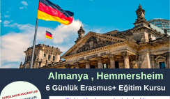 Almanya , Hemmersheim 6 Günlük Erasmus+ Eğitim Kursu