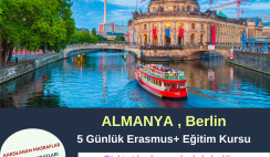 Almanya , Berlin 5 Günlük Erasmus+ Eğitim Kursu