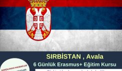 Sırbistan , Avala 6 Günlük Erasmus+ Eğitim Kursu