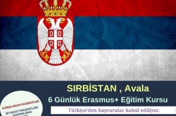Sırbistan , Avala 6 Günlük Erasmus+ Eğitim Kursu
