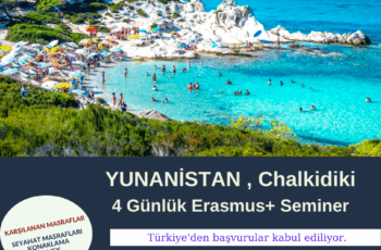 Yunanistan , Chalkidiki 4 Günlük Erasmus+ Seminer