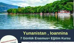 Yunanistan , Ioannina 7 Günlük Erasmus+ Programı